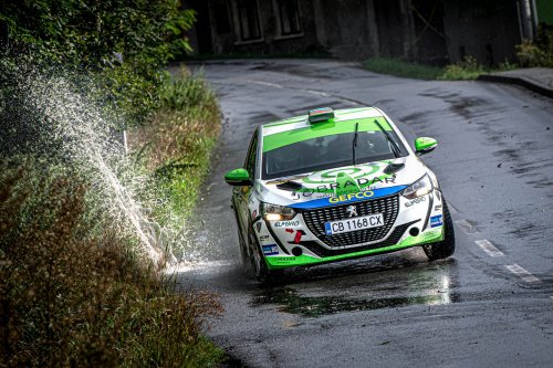 Letošní vítěz Peugeot Rally Cupu Jaromír Tarabus sklidil výrazný úspěch také na barumce